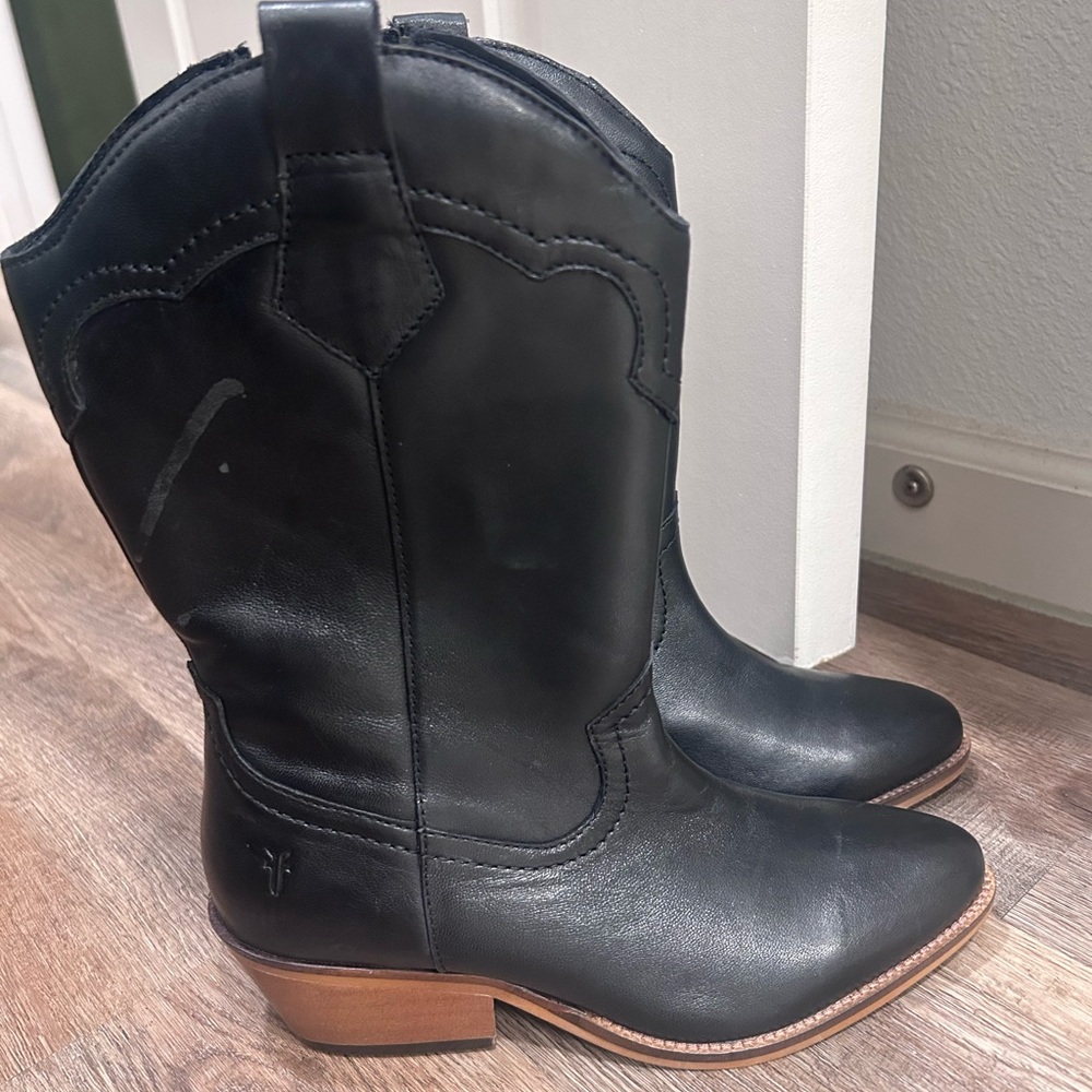 Frye Black Ankle Boots
